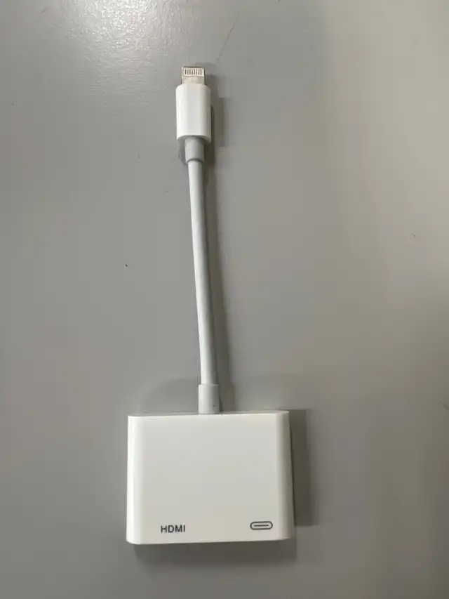 Apple Lightning to Digital AV (HDMI) Adapter, White628632673477141219