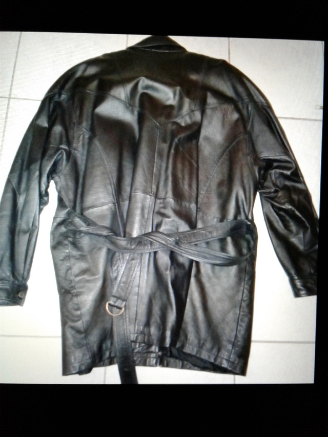 Men's XXL three-quarter length leather jacket *trade obo in Men's in City of Toronto - Image 2