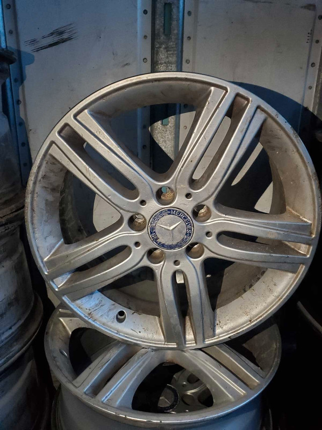 Mercedes 17'' CLK320 OEM Rims  in Tires & Rims in Kamloops