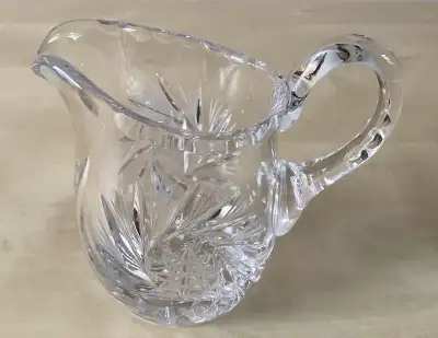 Crystal Pinwheel Creamer Pitcher, View more