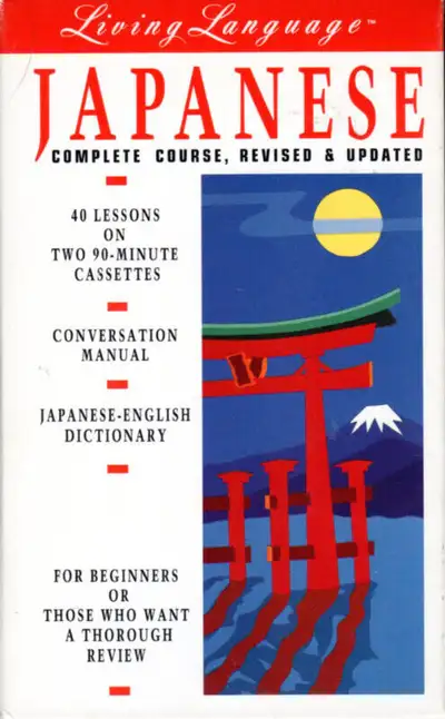 Japanese complete lessons, 2 books, 2 audio cassette, plus 1 home made CD from the cassette. Used bu...