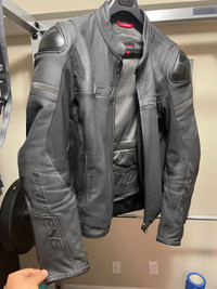 Dainese Agile motorcycle leather jacket