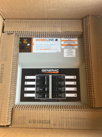 Generac Homelink Manual Transfer Switch 30 amp 8-10 circuit kit