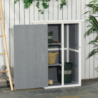 29.9"x21.7"x45.3" Garden Storage Shed with Asphalt Roof, Outdoor