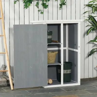 29.9"x21.7"x45.3" Garden Storage Shed with Asphalt Roof, Outdoor, View more