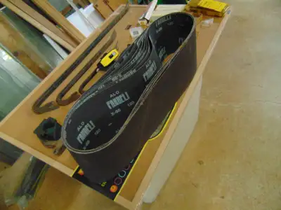 8 NEW SANDING BELTS 6 INCH X 48 INCH 120 GRIT, View more