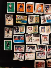 1989 OPC NHL Sticker lot Sakic RC, Gretzky, Roy, wax, 400+