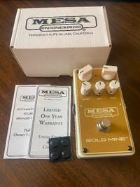 Mesa Boogie Gold Mine Overdrive Pedal --Save $100