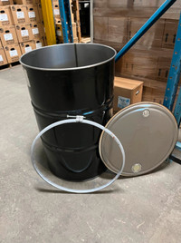 55 Gallon (208L) Steel Drum with Lid
