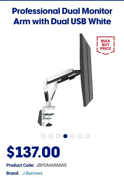 Monitor Dual  Arm  Professional, View more