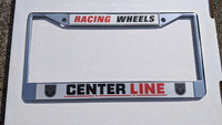 Center LIne Racing Wheel License Plate Frame