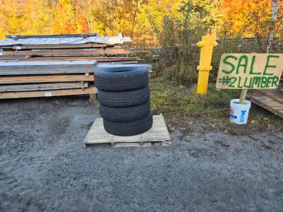 Two lots of truck tires available. #1 - 4 tires, Michelin LT245/75R17, used one season on an F-250 p...
