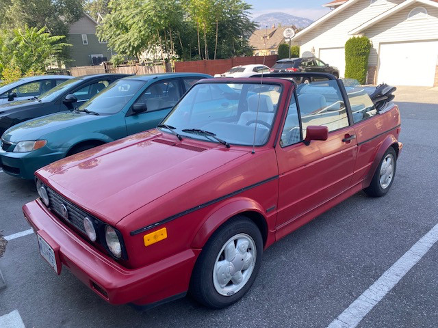 1991 Volkswagen Golf Cabriolet in Cars & Trucks in Penticton