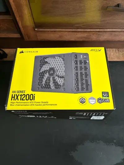 NEW Corsair 1200 watt power supply, View more