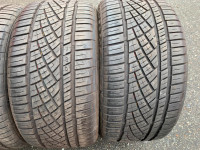 PAIR of 265/40/18 continental extreme contact DWS06 with 80%