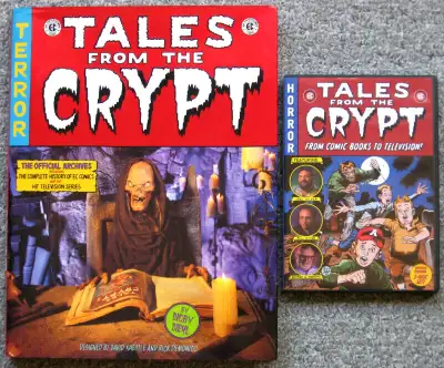 TALES FROM THE CRYPT HC THE OFFICIAL ARCHIVES by Digby Diehl & DVD FROM COMIC BOOKS TO TELEVISION Th...