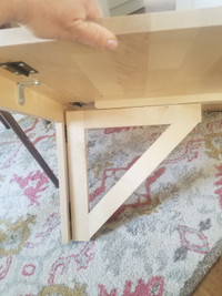 IKEA NORBO drop leaf table