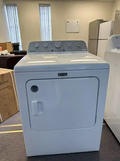 Selling a Maytag 7-cu ft Side Swing Door Electric Dryer White, model YMED5030MW0; Size Capacity: 43i...