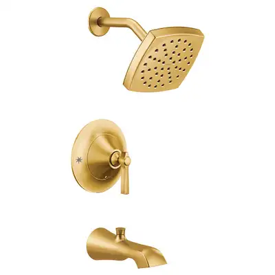 Moen Flara Brushed Gold Tub and Shower Trim Kit, View more
