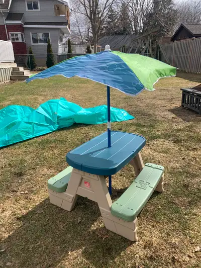 Kids picnic table, View more