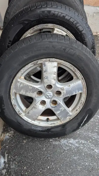 Wheels came off 2008 Dodge Grand Caravan. Still lots of life in the tires themselves.