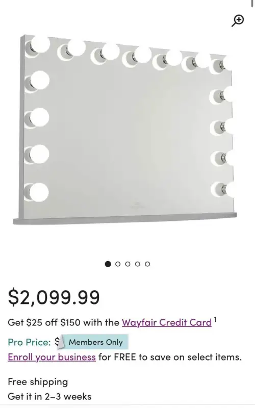 Vanity mirror 43.25”x32.5” in Home Décor & Accents in Calgary - Image 2