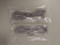 Pair of RJ11 Telephone Cables (New)