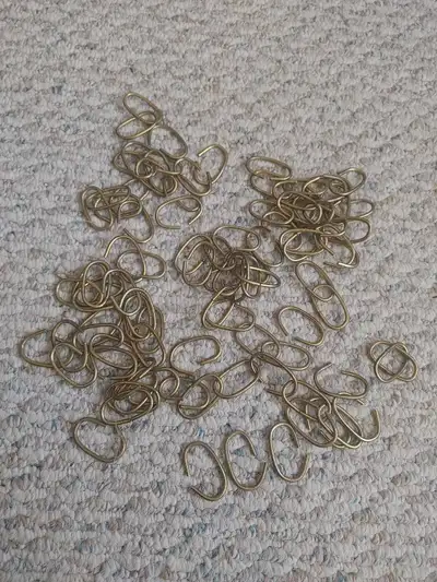 Brass / gold Antique Finish Chain rings DIY Craft  projects, View more