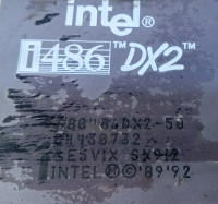 Intel i486DX2-50 A80486DX2-50 CPU GOLD