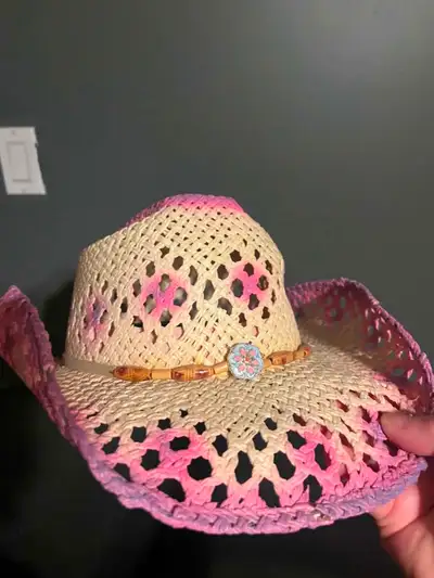 The pink one fits small and the grey one fits average adults or teens. They are basically new. I am...
