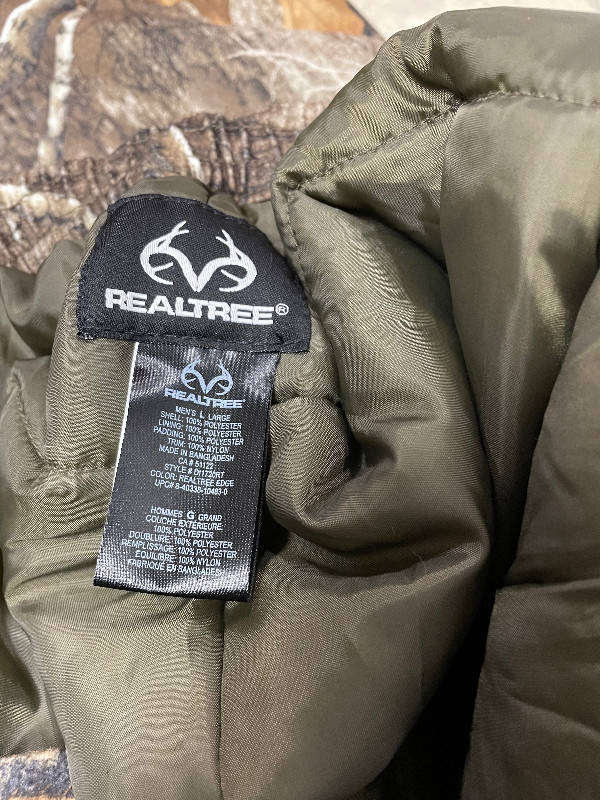 New Men's Large Realtree Edge Insulated Pants in Fishing, Camping & Outdoors in Regina - Image 4