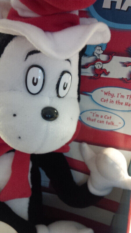 Dr. Seuss' The Cat In The Hat, He talks, his hat moves. NIB in Arts & Collectibles in Stratford - Image 2