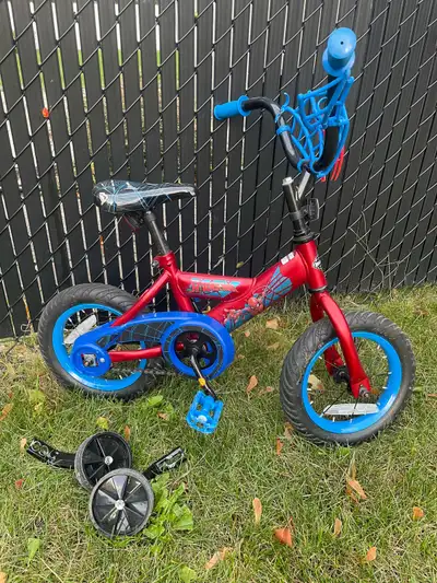 vélo enfant 12 pouces spider man, View more