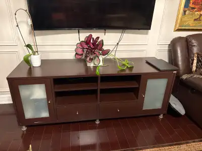 TV Stand + storage shelf, View more