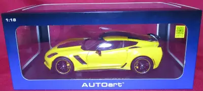 I am offering Brand New 1:18 AUTOart CHEVROLET CORVETTE C7 Z06 C7R RACING YELLOW EDITION 71260 dieca...