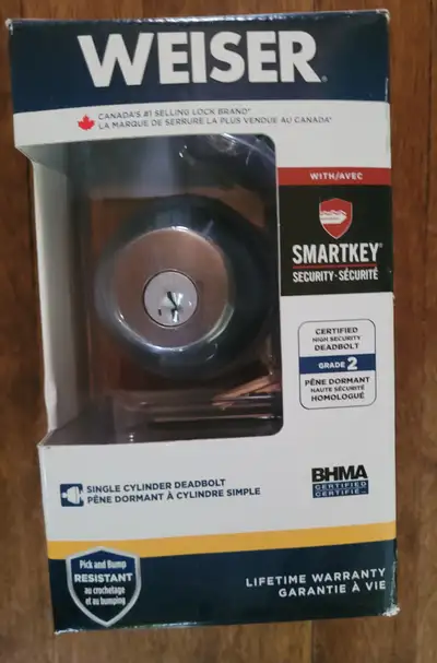 Weiser Deadbolt and Aura Deadbolt - Read Description, View more