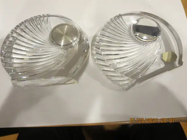 TWO BOHEMA CRISTAL  DESK CLOCKS in Home Décor & Accents in City of Toronto - Image 5