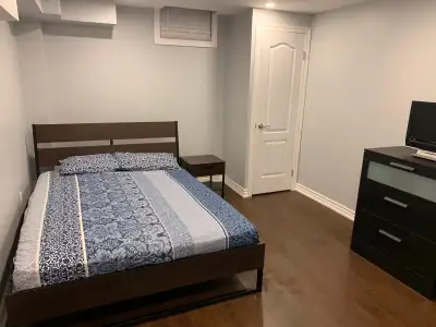 Bright furnished one bedroom with ensuite washroom in Oakville