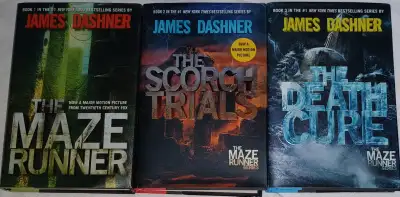 3 Maze Runner, The Scorch Trials, Death Cure HARD Cover Books, View more