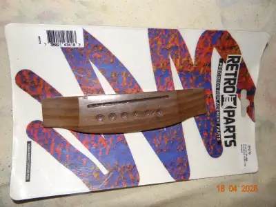 Acoustic Guitar bridge pont-de RETRO PARTS-neuf EMBALLÉ, View more