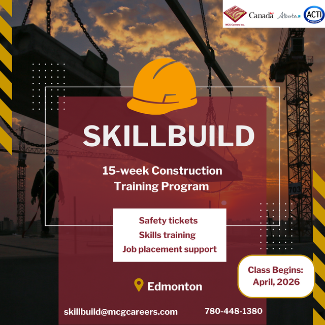 MCG Careers - SkillBuild Construction Training Program410344957936947200