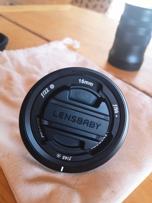 Lensbaby Obscura 16mm f e mount in Cameras & Camcorders in Whitehorse