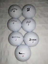 Tour Golf Balls Titleist, Taylormade, Srixon, Bridgestone $1