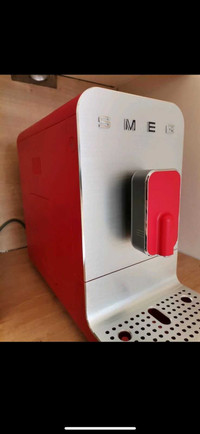 SMEG Superautomatic Coffee Maker 50 Style Red Bcco2rdmeu