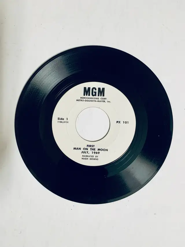 Hugh Downs - First Man on the Moon (7” Vinyl)