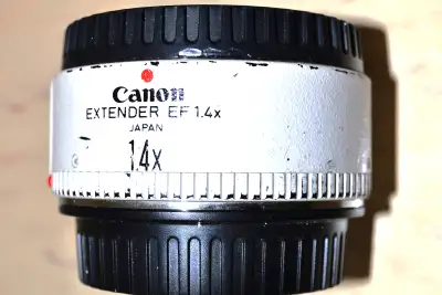 canon EF 1.4X Tele converter, View more
