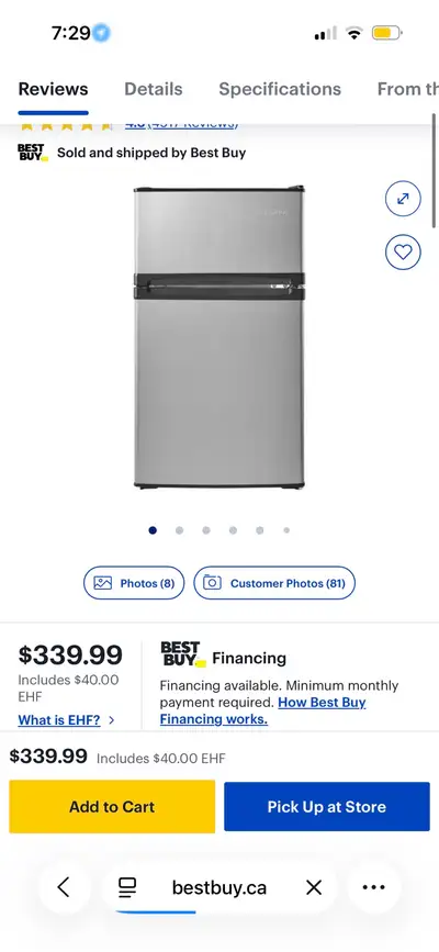 INSIGNIA Mini Fridge , View more