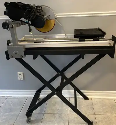 Price Dropped Power Fist 10” Wet Tile Cutting Saw/Table, View more