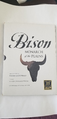 BISON MONARCH of the PLAINS Book "Hardcover"