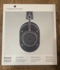 Master & Dynamic Gunmetal MH40 Over-Ear, Closed Back Headphones